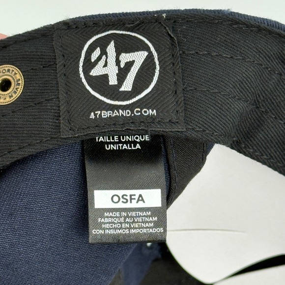 Tennessee Titans 47 Brand NFL Navy Blue Adjustable Baseball Cap Hat Football NEW - Picture 10 of 12